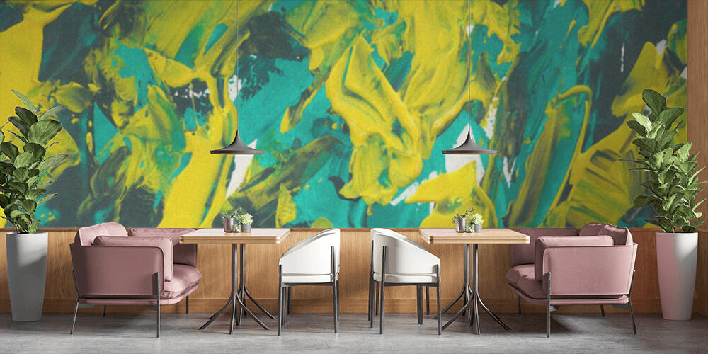 acrylic abstract pattern, Bar e Ristoranti