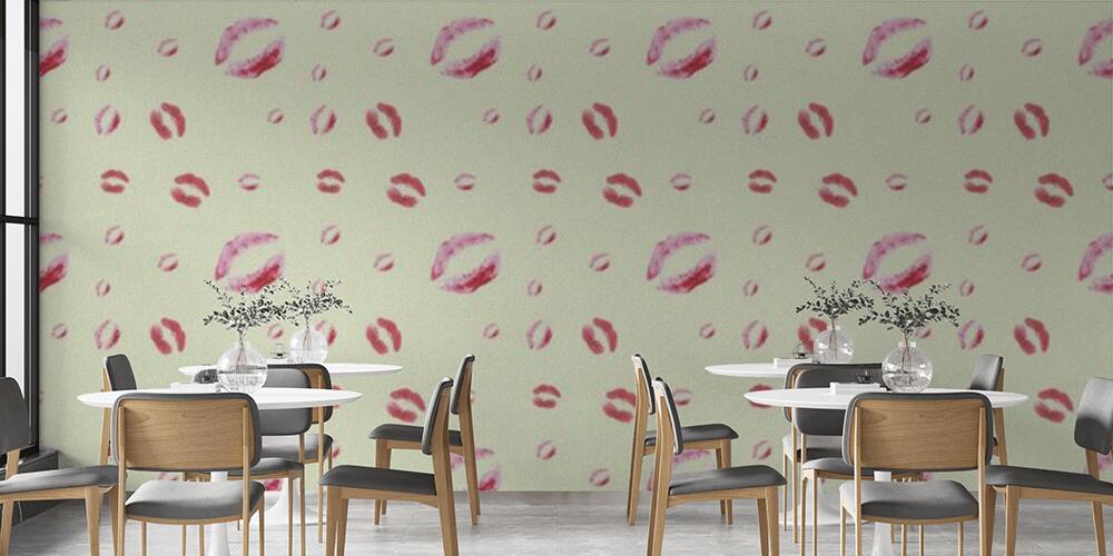 Colored background with different accessories, Bar e Ristoranti