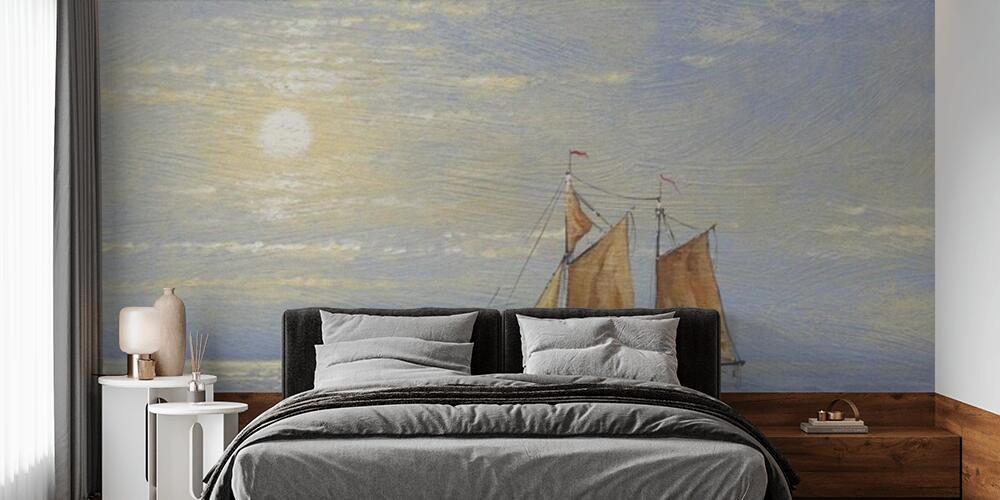 sailing boat on the sea, Camera da Letto