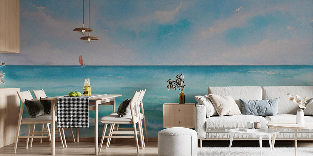 Tropical beach background, Cucina