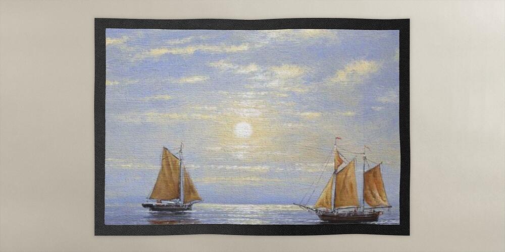 sailing boats on the sea, 